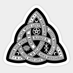 Good Witch Trinity Knot Sticker